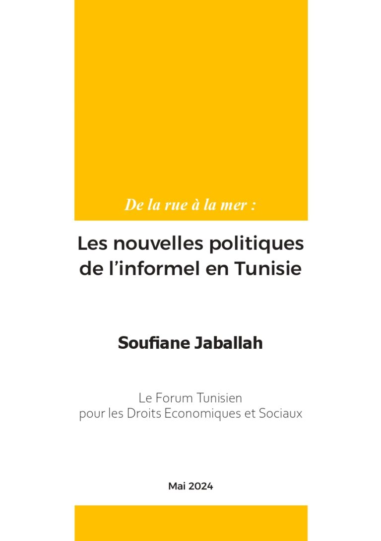 (Français) De la Rue à la mer : Les nouvelles politiques de l’informel en Tunisie