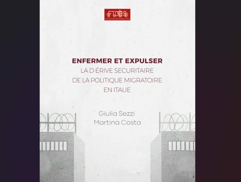 ENFERMER ET EXPULSER LA DÉRIVE SECURITAIRE DE LA POLITIQUE MIGRATOIRE EN ITALIE
